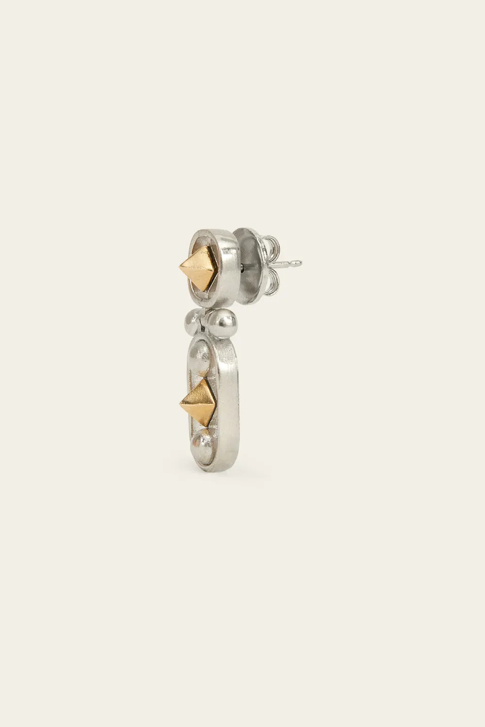 Ports orecchini spheres diamonds oro argento pendenti
