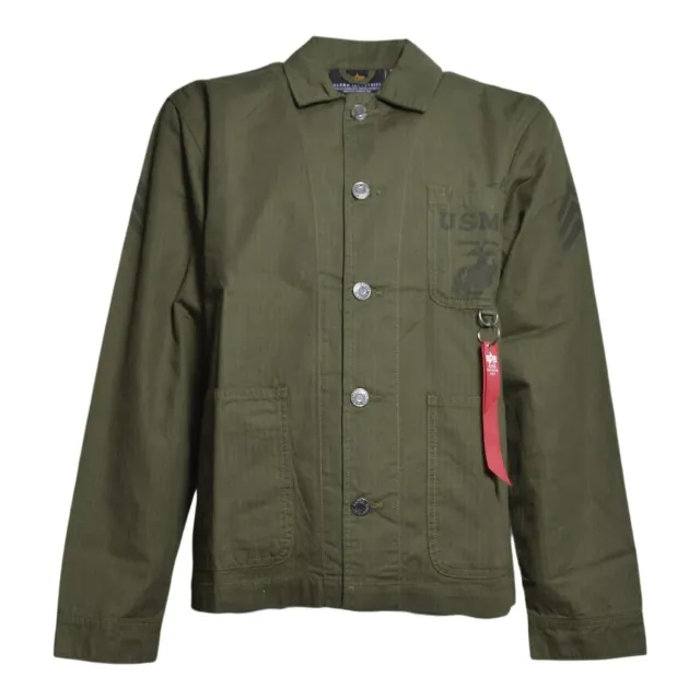 Alpha Industries P41 HBT giubbino verde oliva cotone