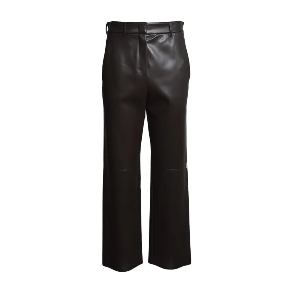S Max Mara Sospiro pantalone pelle marrone XS-L