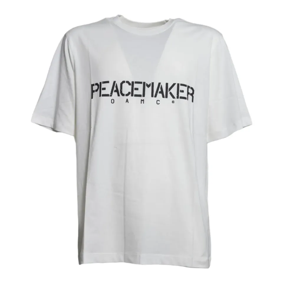 OAMC PCM3OT01DJE001 t-shirt bianca stencil uomo