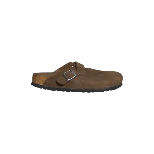 Birkenstock Boston SFB sabot suede cioccolato