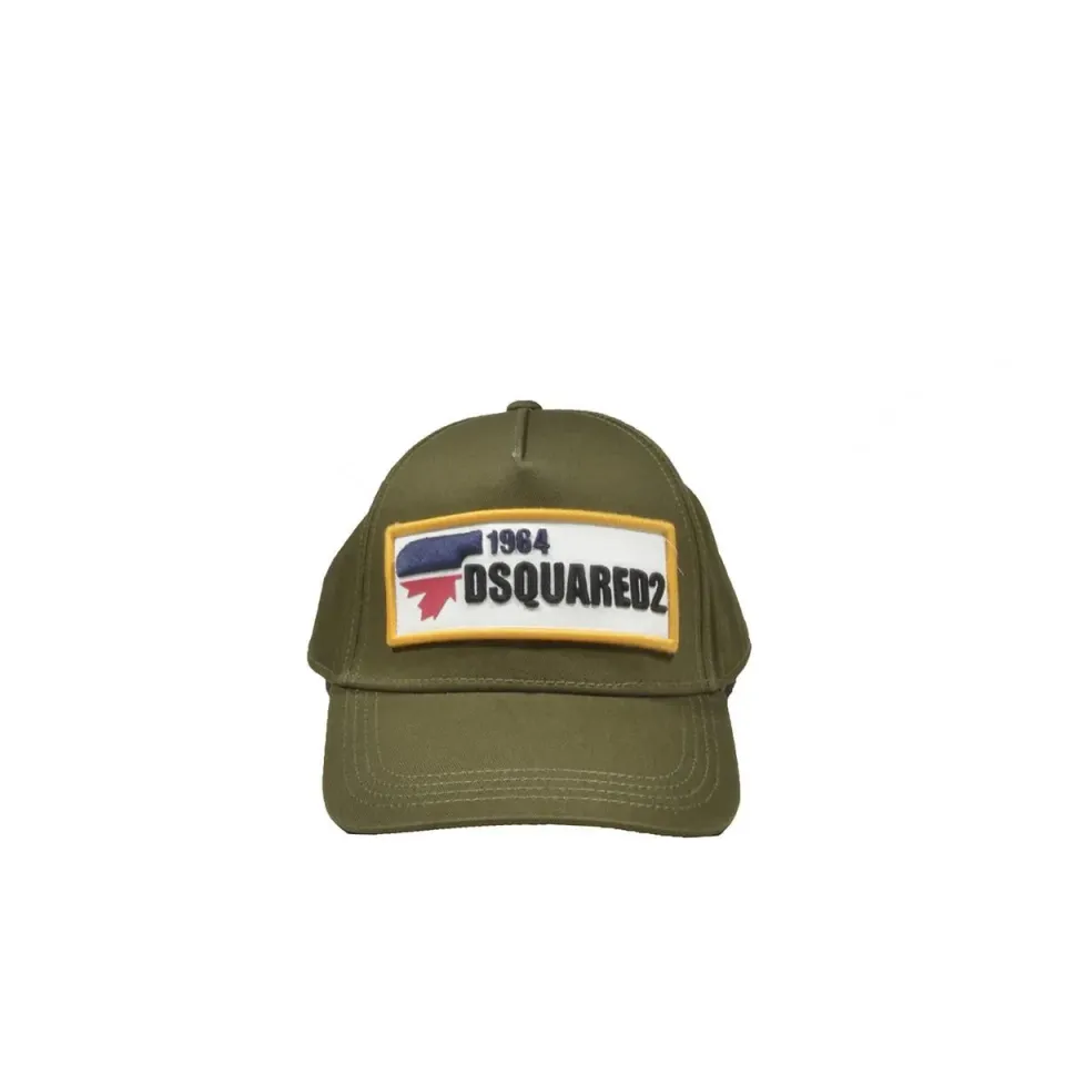 Dsquared2 Junior D2 1964 DQ1539 cappello verde cotone
