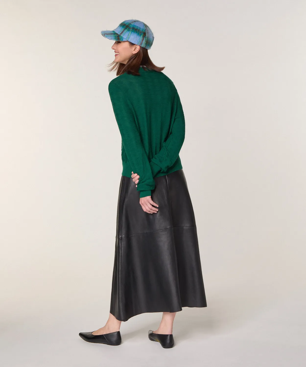Rodier 2 in 1 gilet lana merino verde inglese