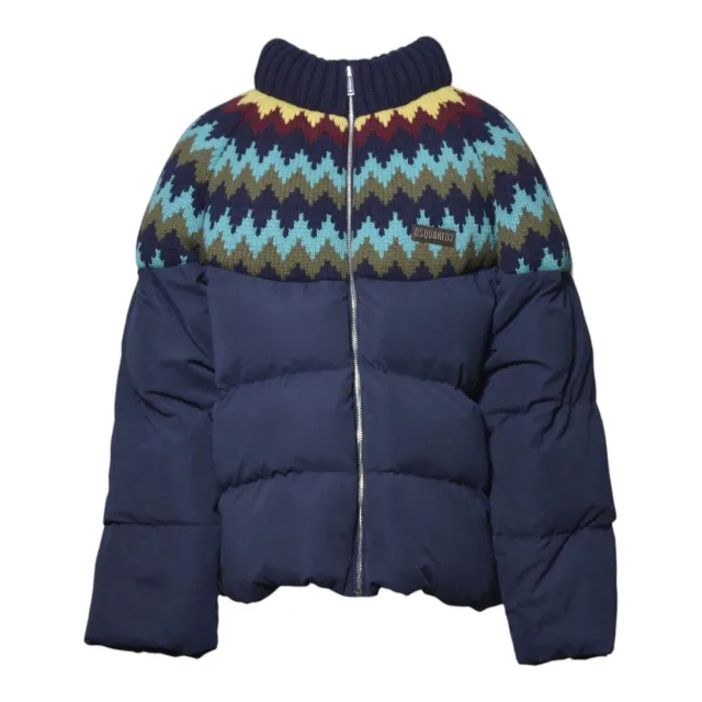 Dsquared2 DQ3395D0AIEDQ864 piumino blu poliestere