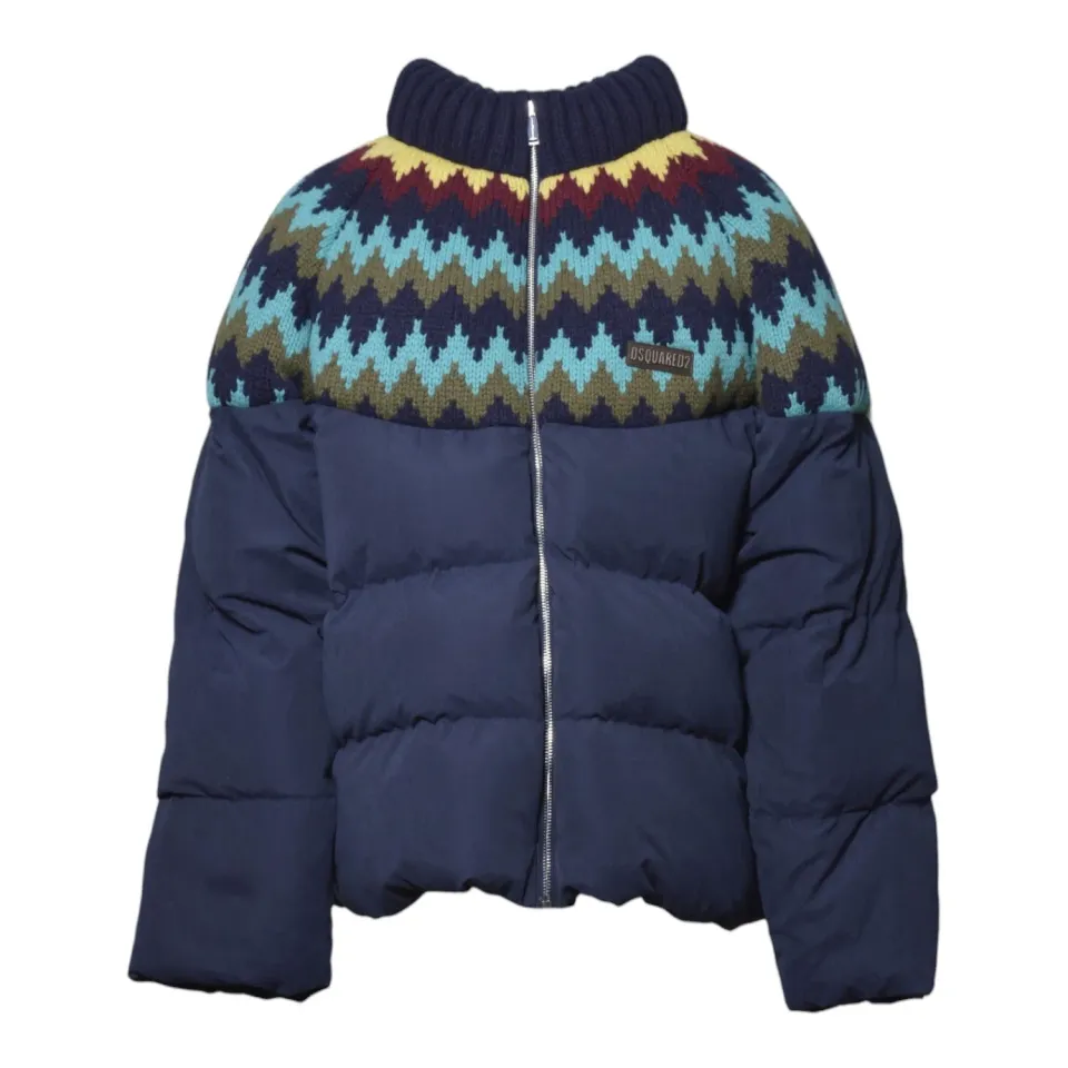 Dsquared2 DQ3395D0AIEDQ864 piumino blu poliestere