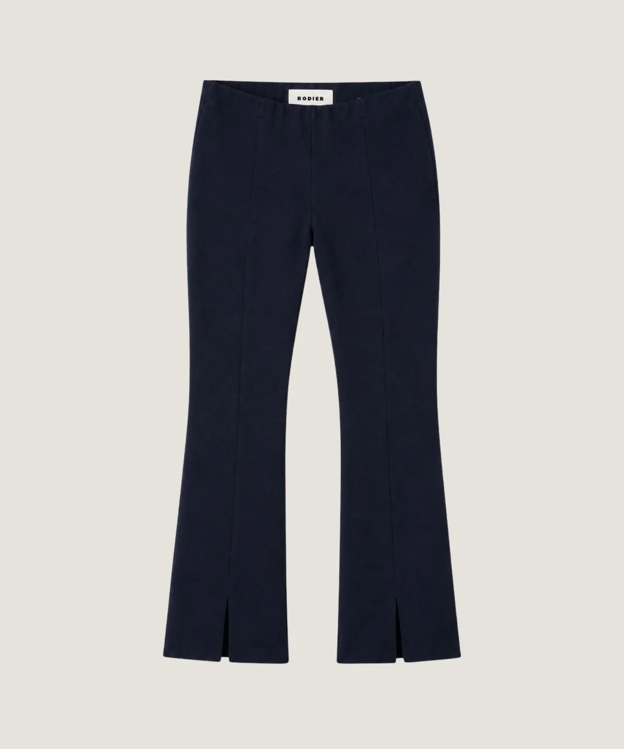 Rodier Pantaloni milano corti blu marino spacco caviglia