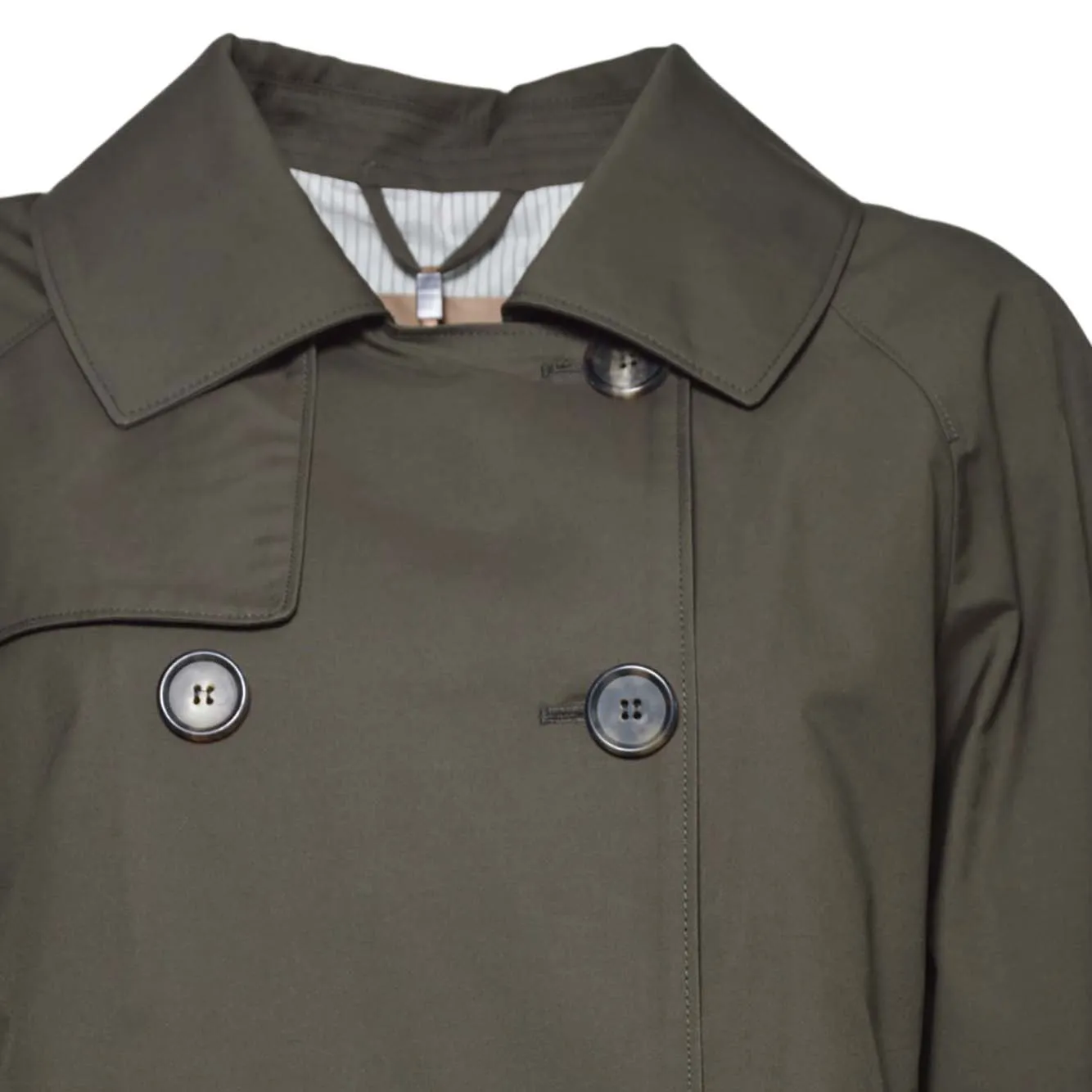 Max Mara The Cube Tesoro 2619021094600 impermeabile khaki