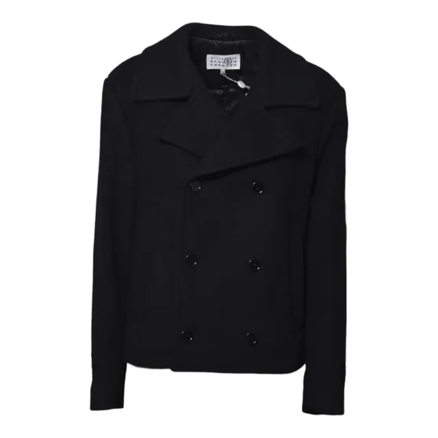MM6 Maison Margiela Junior M61073MM00WM6900 cappotto nero