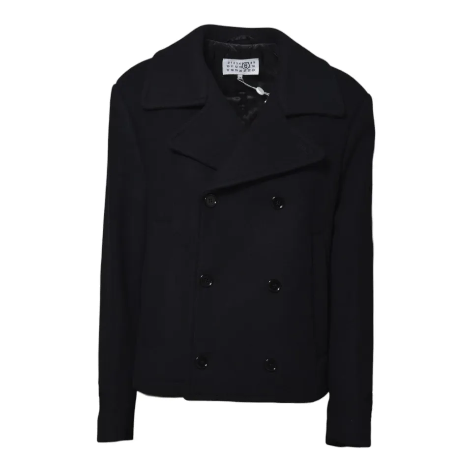 MM6 Maison Margiela Junior M61073MM00WM6900 cappotto nero