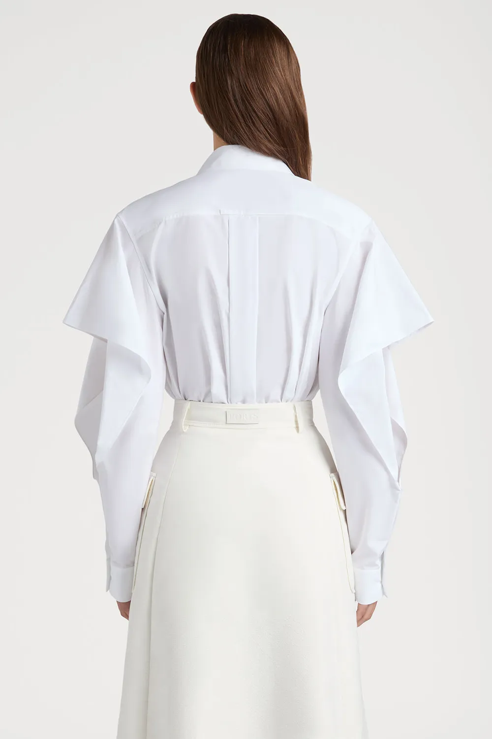 PORTS 1961 camicia bianca cut-out No.10 donna cotone