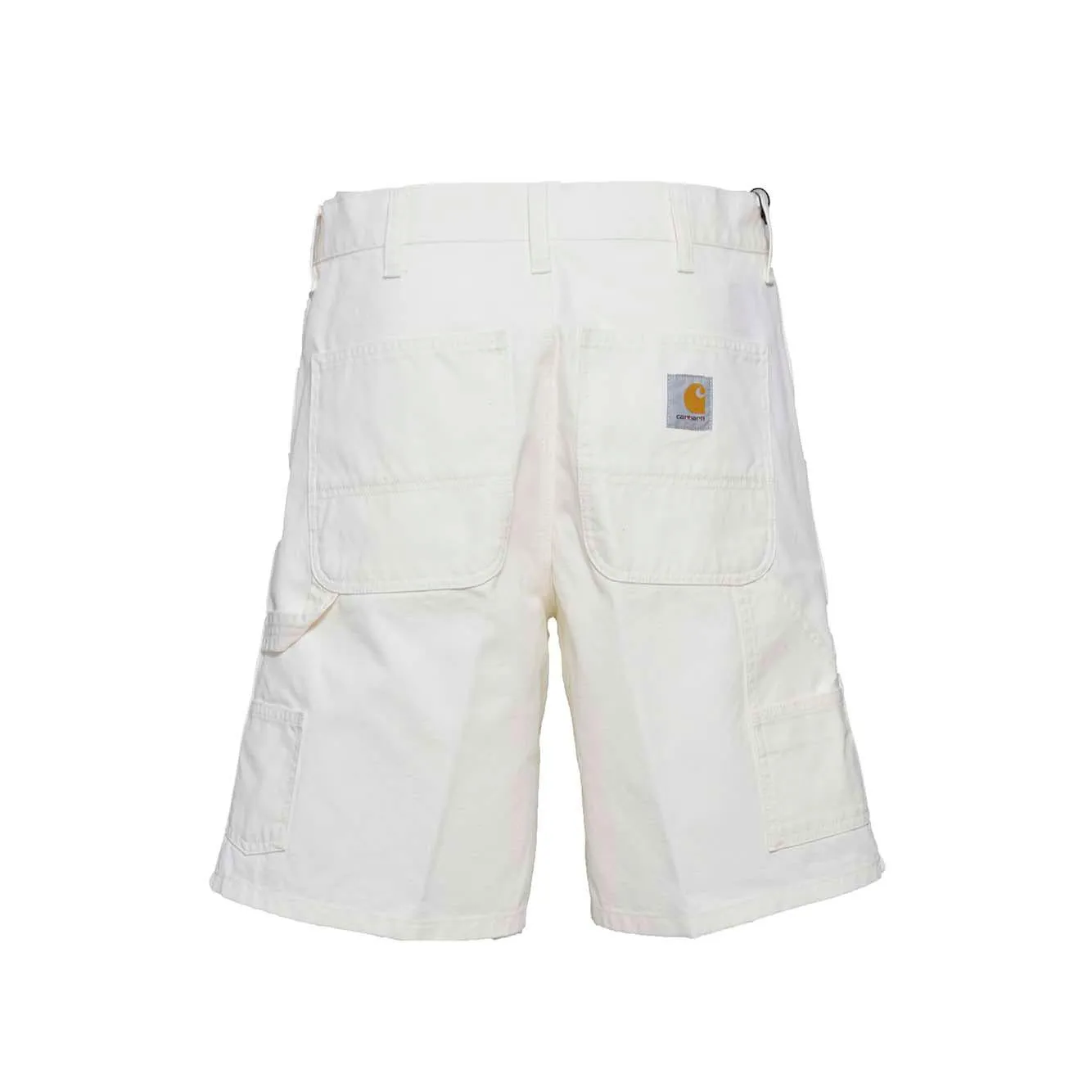 Carhartt WIP Double Knee I033118 bermuda bianco uomo