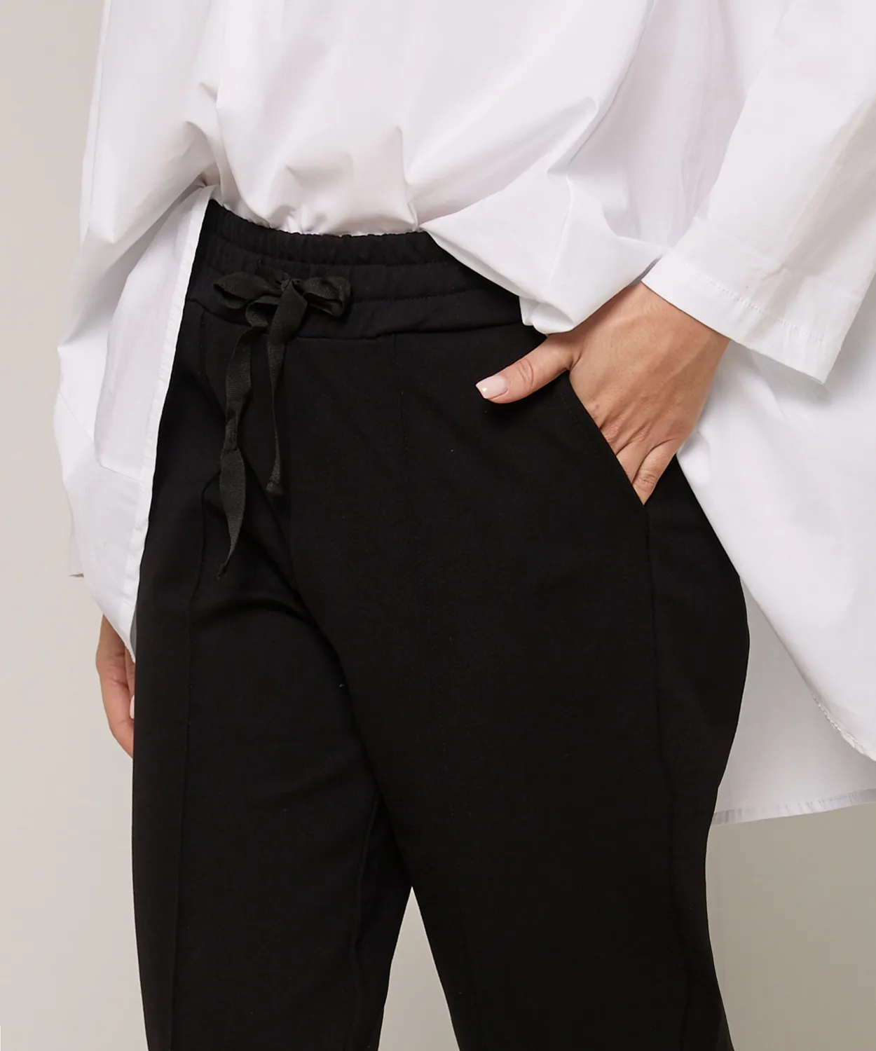 Rodier Milano pantaloni jogging maglia donna neri
