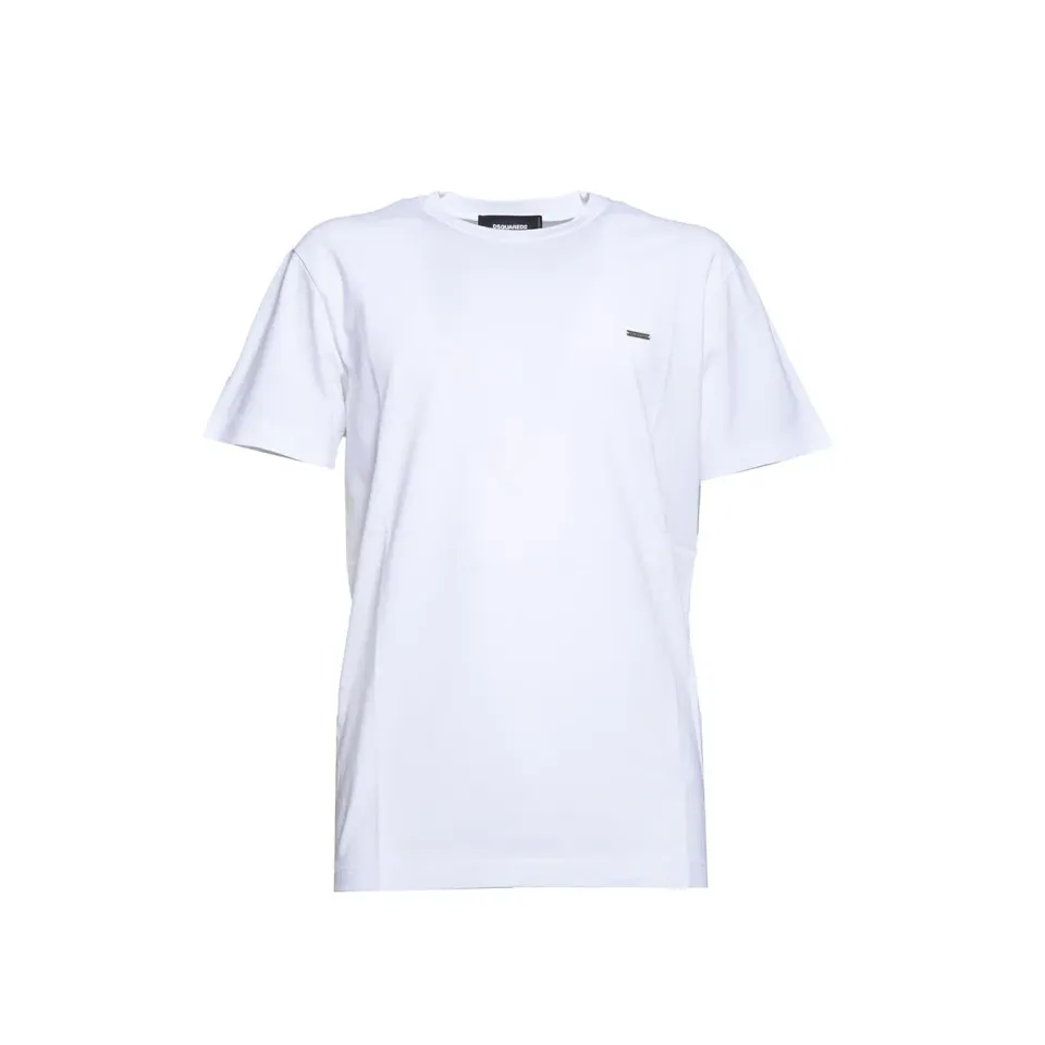 Dsquared2 Cool Fit S74GD1253 t-shirt bianca logo uomo