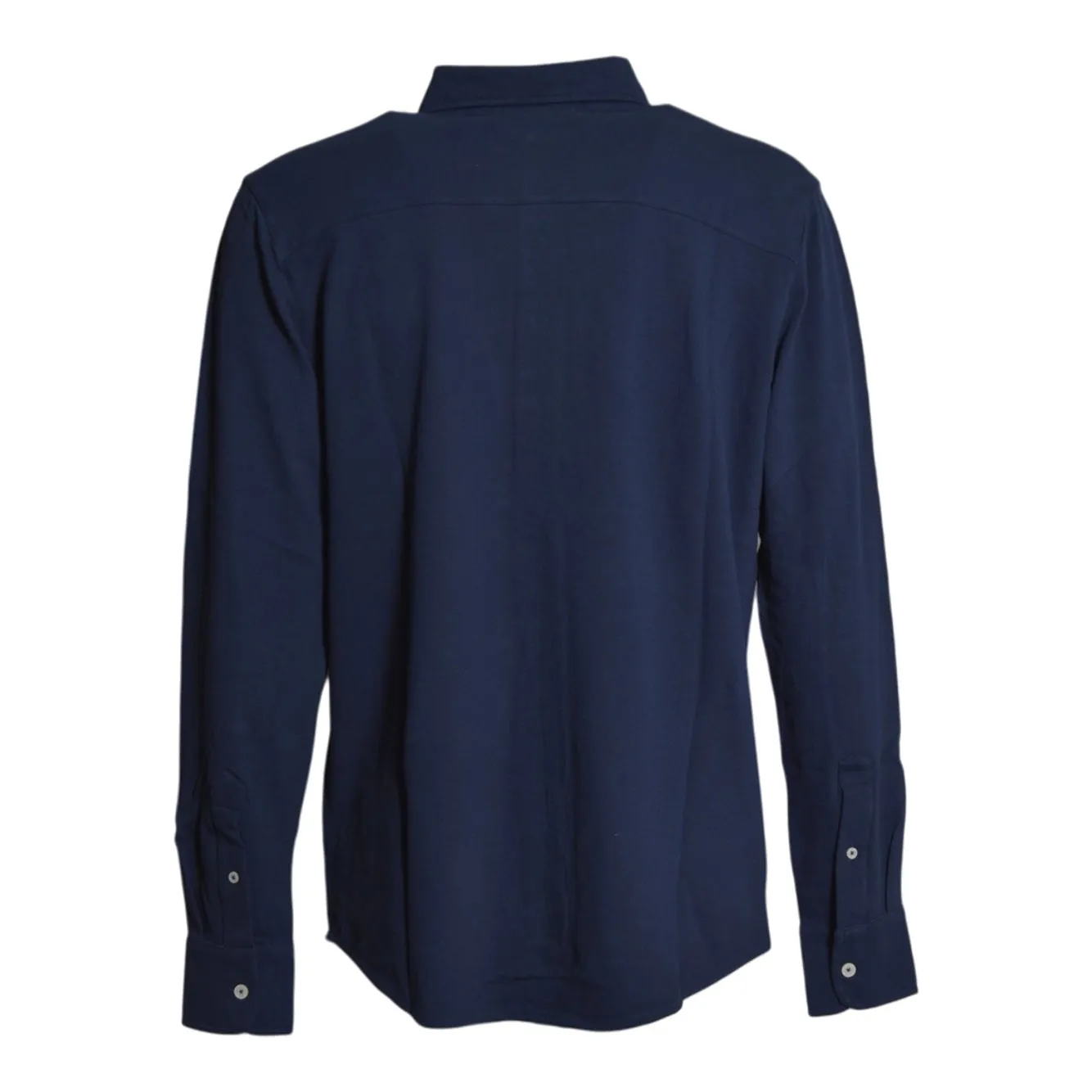 Saint Barth AMF0001 Amalfi camicia blu navy elasticizzata