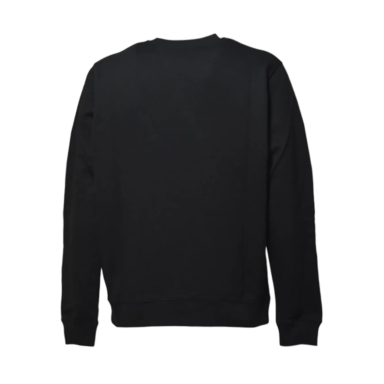 MSGM 2000MM513300000 felpa nera pennellata cotone