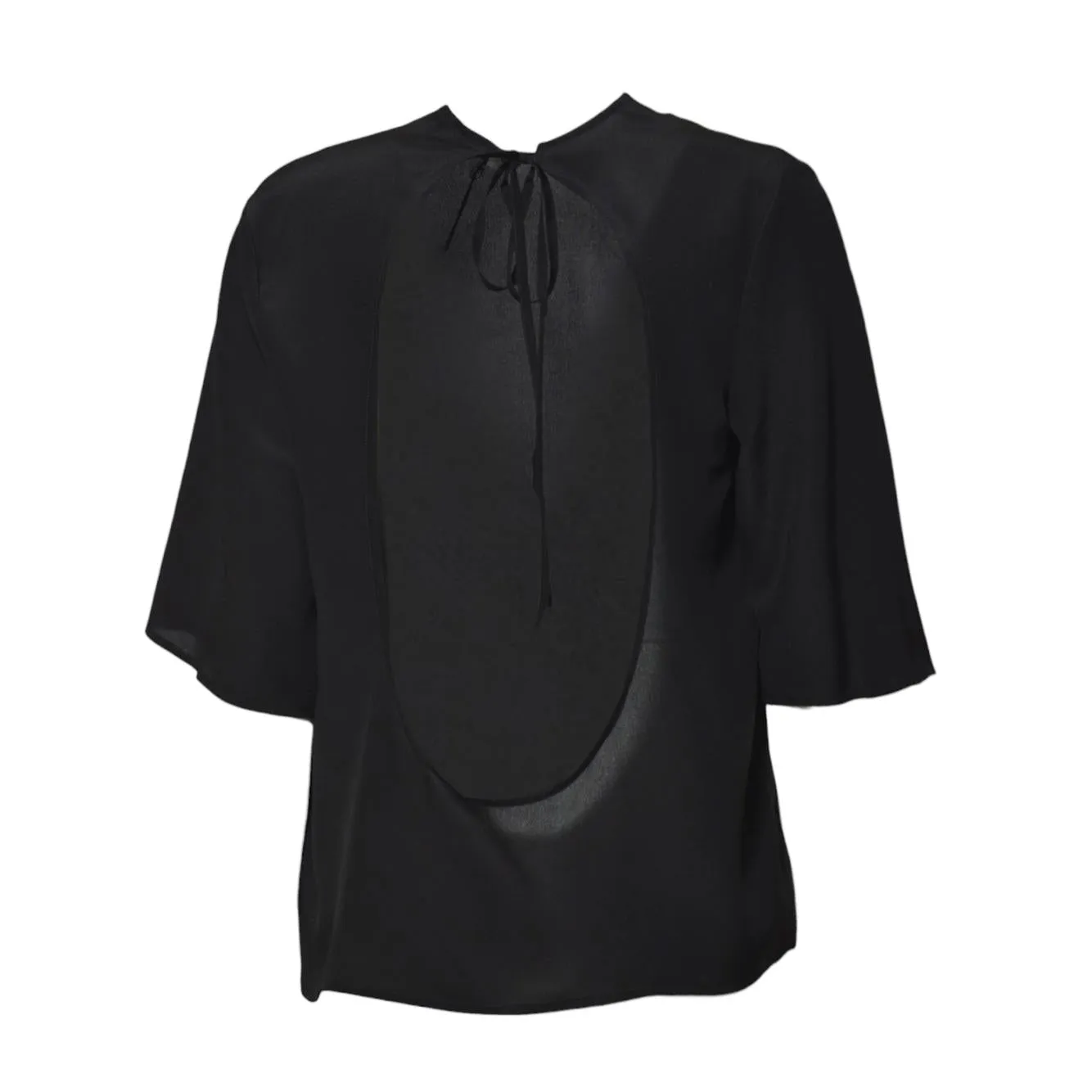 Covert Sanda CW5235CS039 t-shirt nera seta schiena