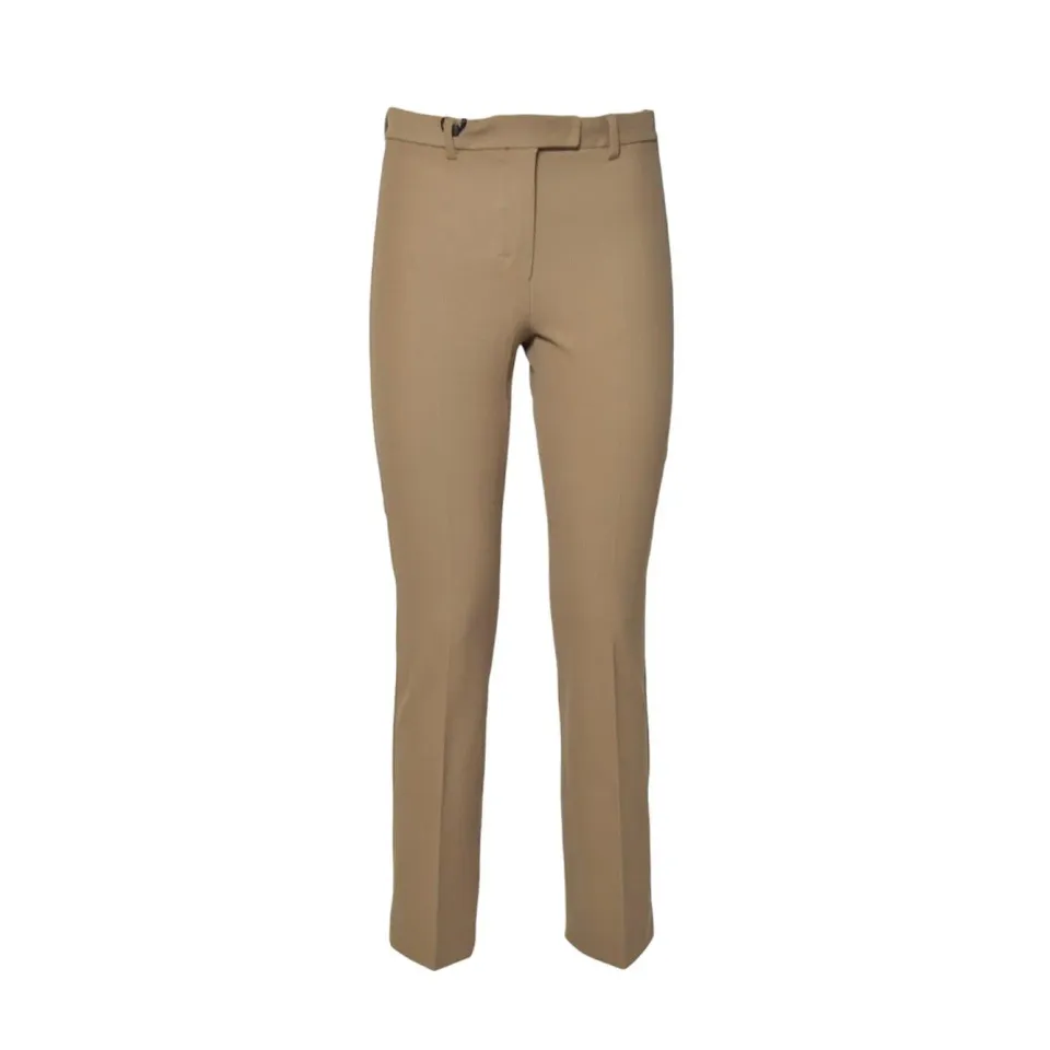 S Max Mara 2529136031600 pantalone cammello misto cotone