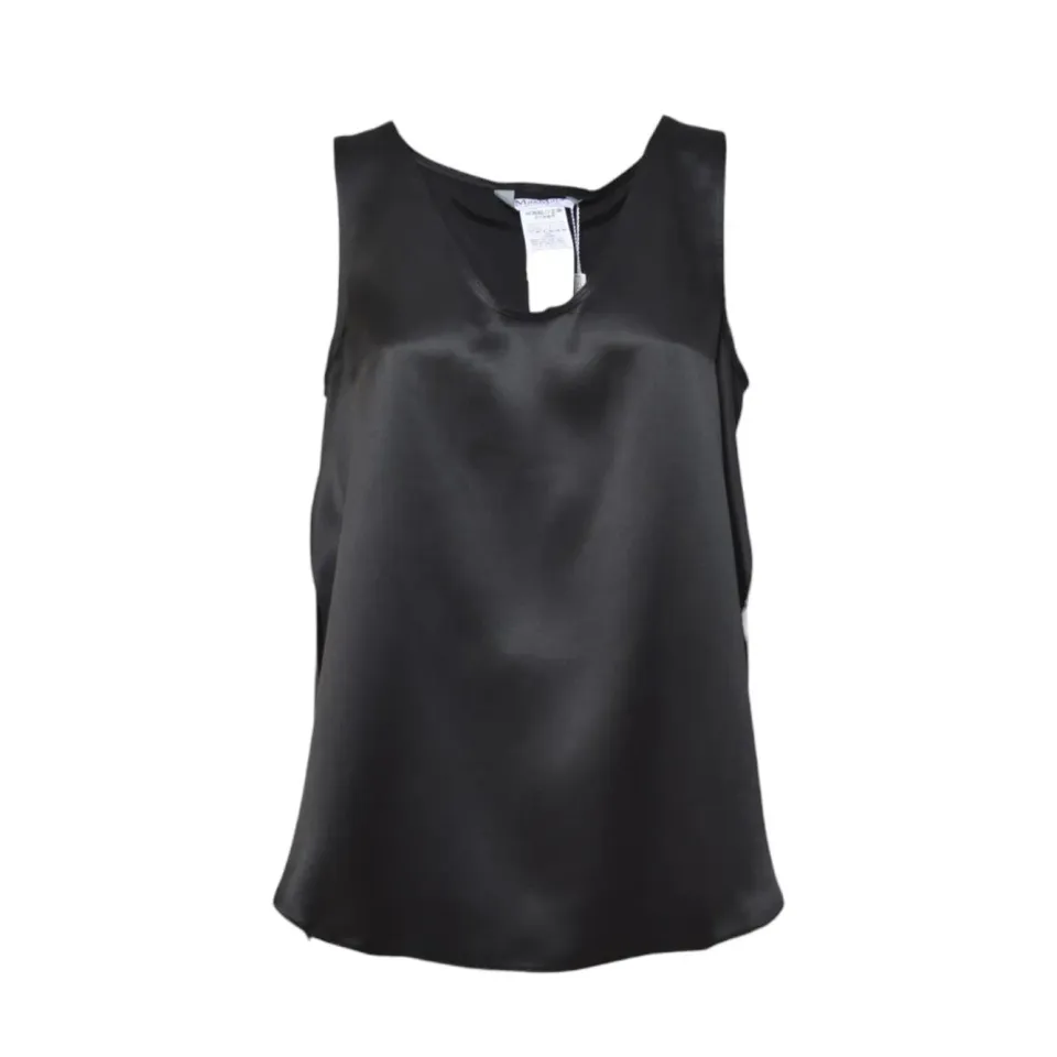 Max Mara Filly 2511161018600 top seta nero