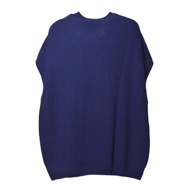 Etro WRKE0153AV393 top blu 44 lana cashmere