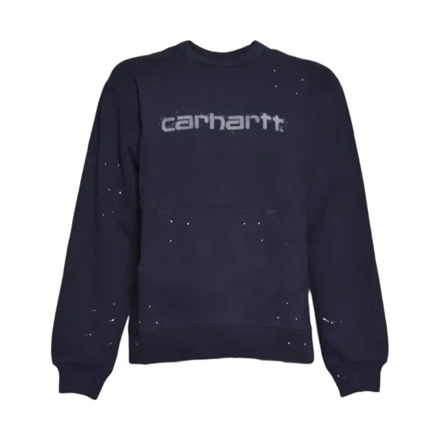 Carhartt Wip I036899 Painter felpa blu navy cotone