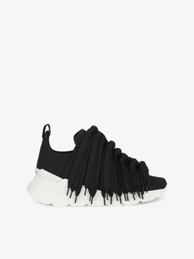 PORTS Lace42 sneakers nere suola chunky