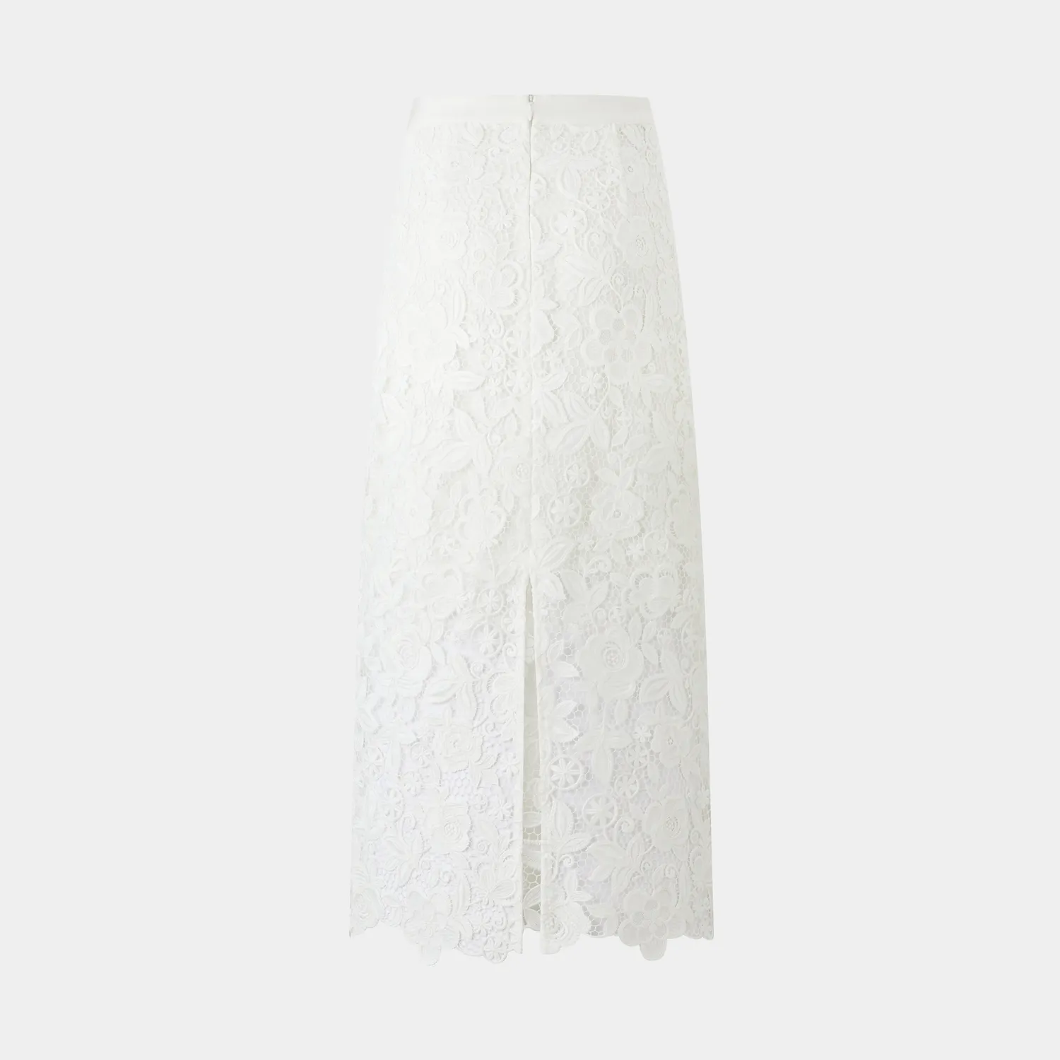 PORTS White Lace gonna pencil bianca pizzo