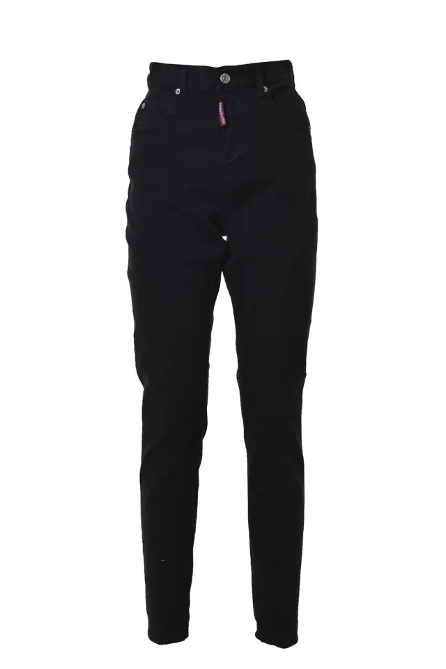 Dsquared2 Twiggy S72LB0582S30806 jeans nero vita alta