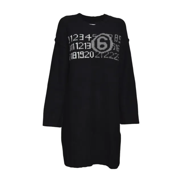 MM6 Maison Margiela M61050MM08VM6900 vestito nero