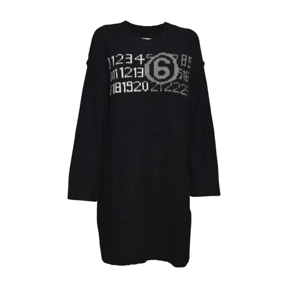 MM6 Maison Margiela M61050MM08VM6900 vestito nero