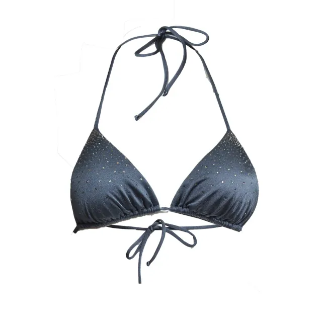 MC2 Saint Barth Anna ANNA001 top bikini grigio scuro