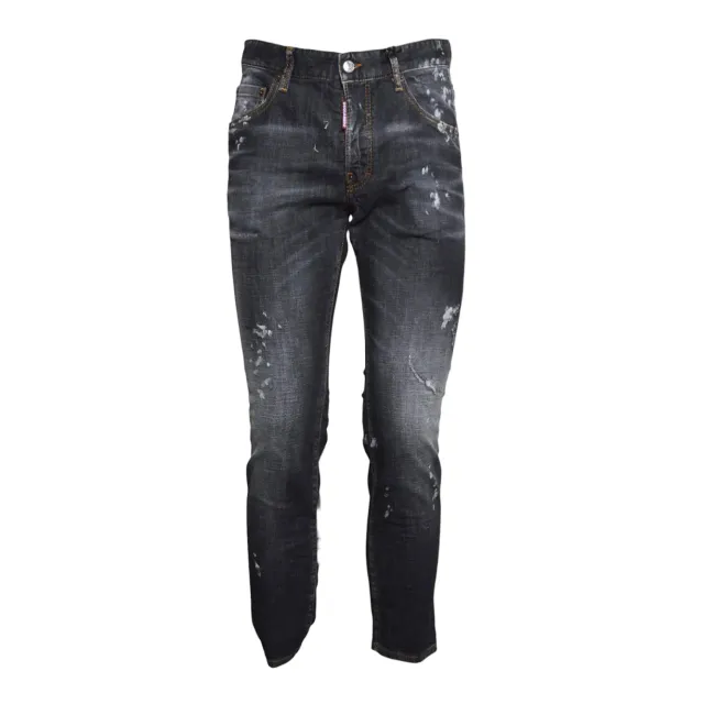 Dsquared2 Skater S71LB1790 jeans neri cotone