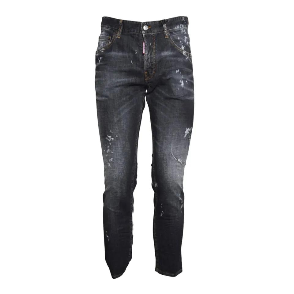 Dsquared2 Skater S71LB1790 jeans neri cotone