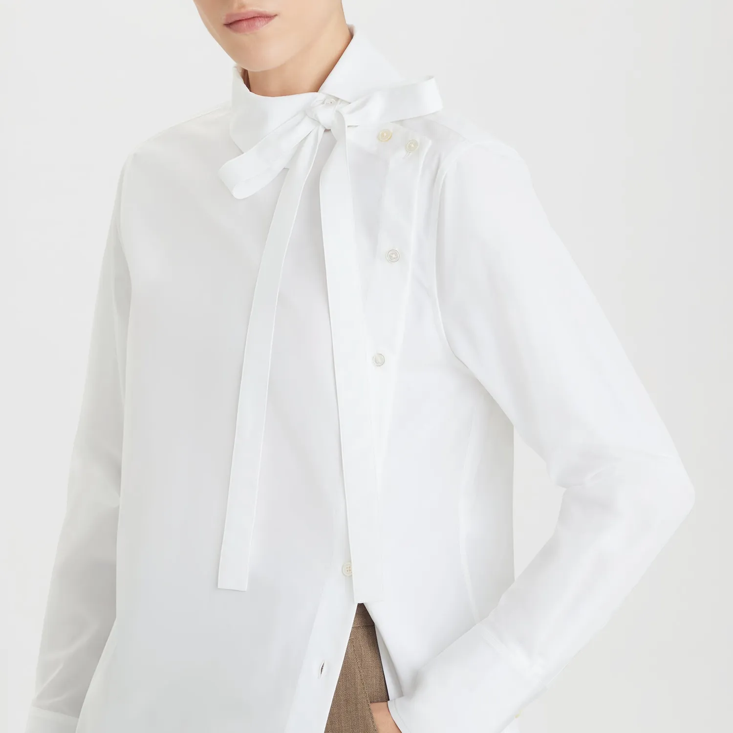 Ports camicia cotone collo punto bianca 40 IT