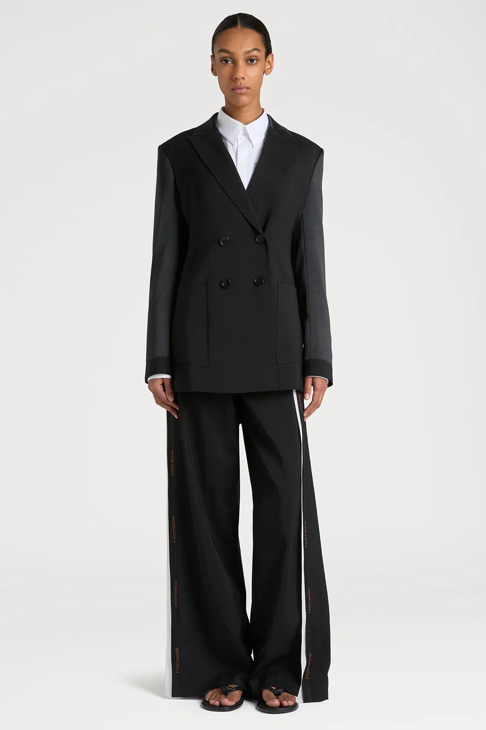 PORTS 1961 blazer Sleek Fusion nero doppiopetto