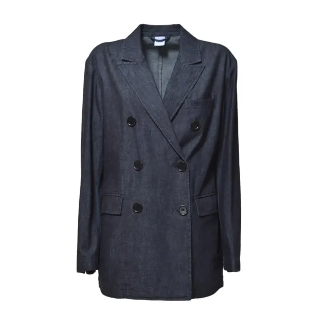 Aspesi G0931G857 giacca denim blu doppiopetto