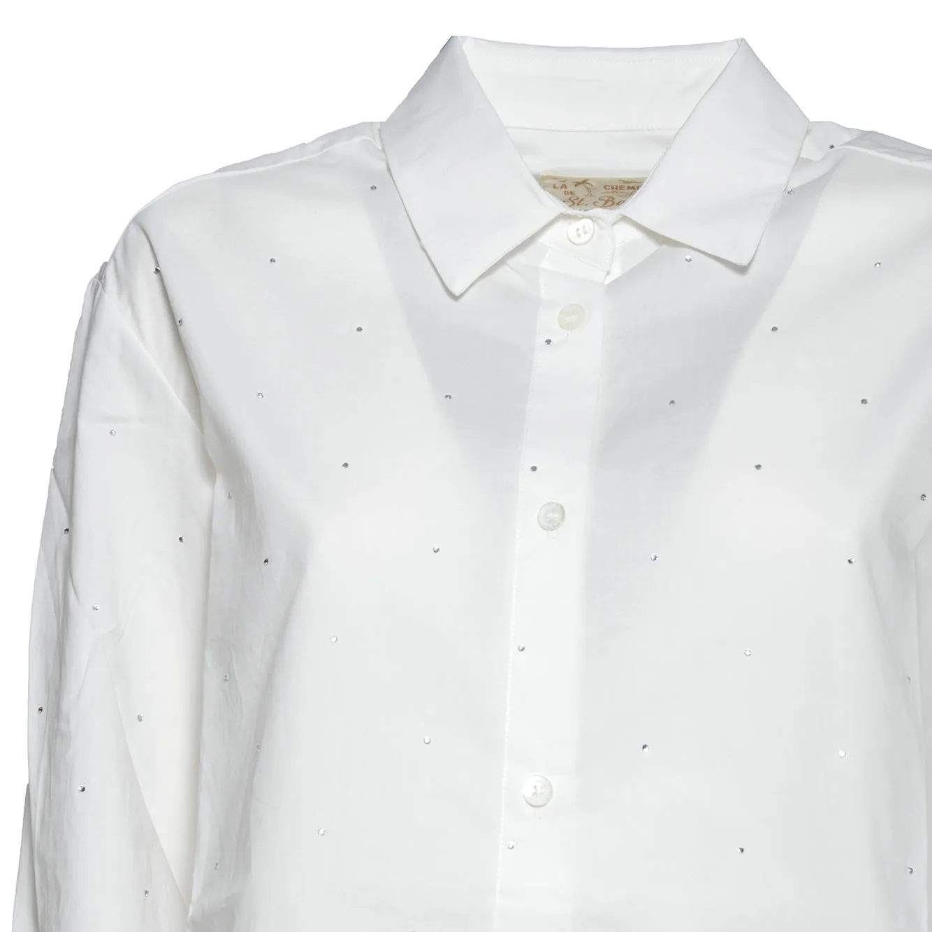 Saint Barth Meredith MDH001 camicia bianca panna cotone