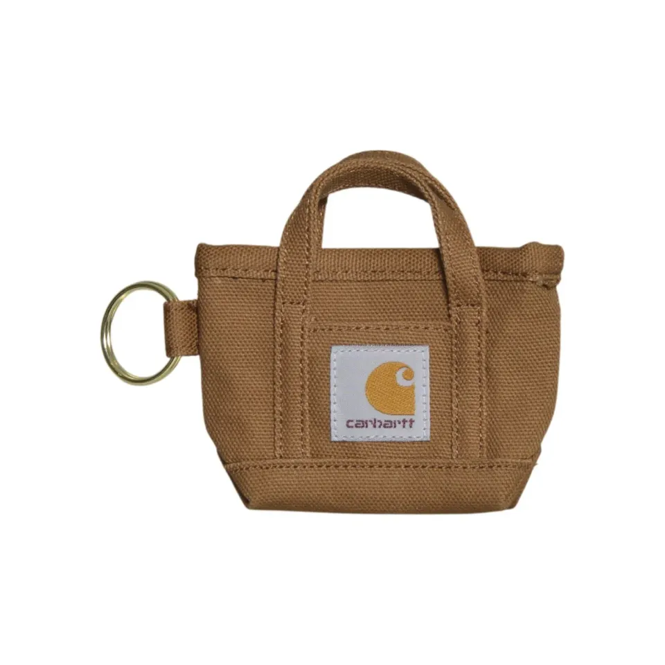 Carhartt WIP Dearborn I036418 portachiavi tela marrone