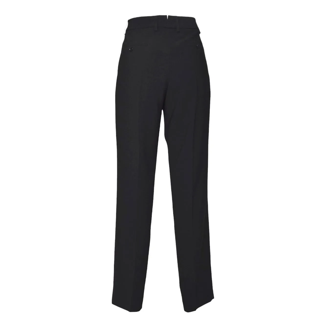 Aspesi G0189P001 pantalone nero crepe cady