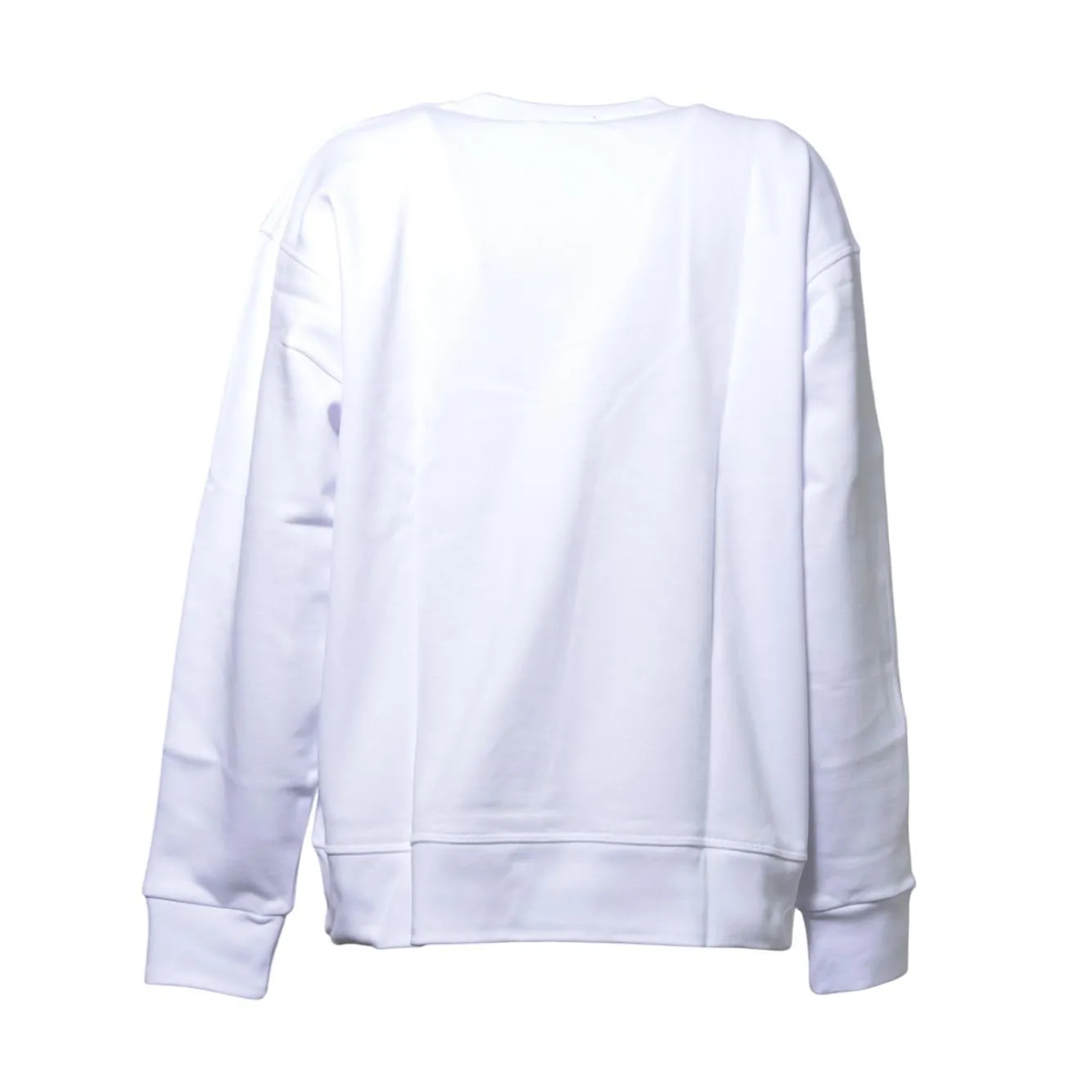 Dsquared2 Junior DQ2739D0094 felpa bianca cotone bimbo