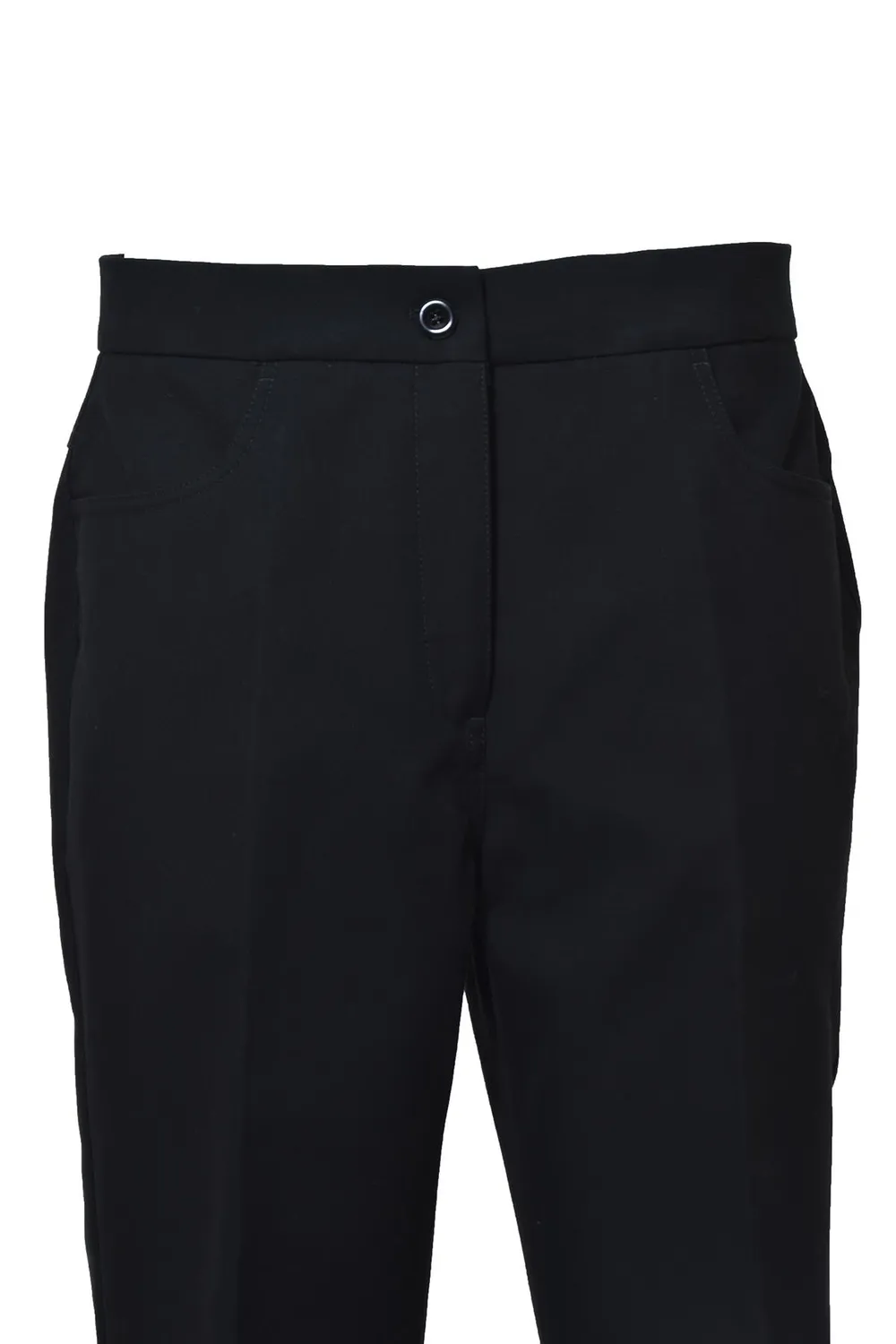 Jil Sander J02KA0120J45020 pantaloni neri cotone
