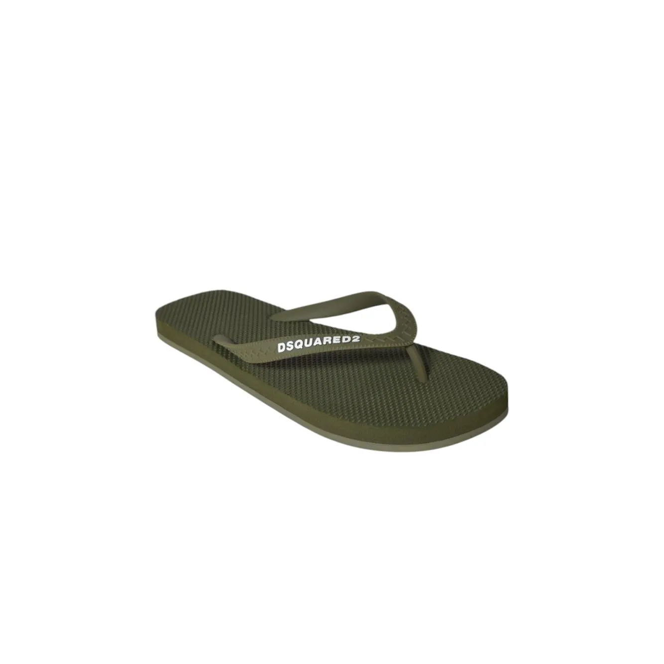 Dsquared2 FFM000117200001 infradito gomma verde oliva