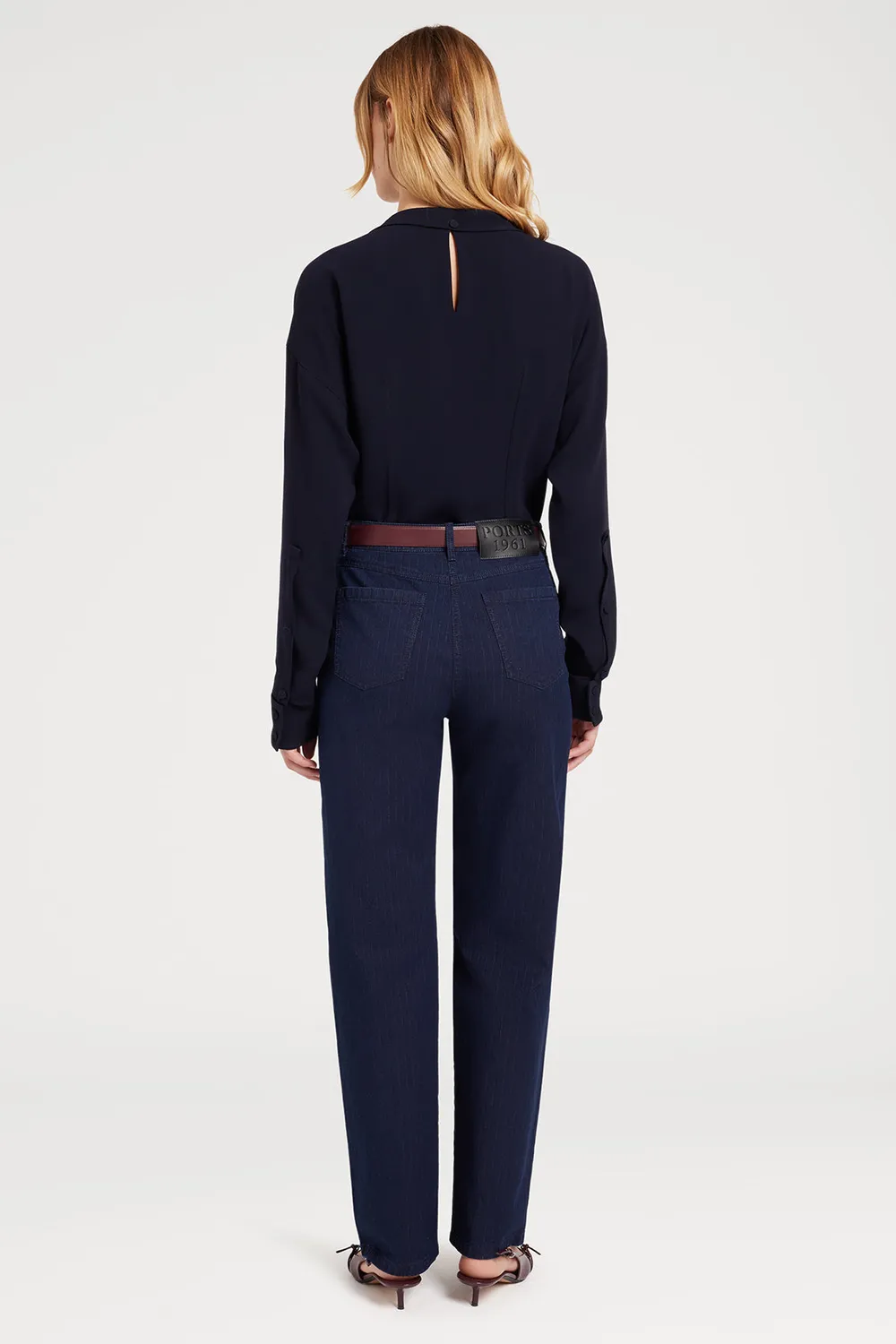 PORTS 1961 All-Day camicia navy blu comfort
