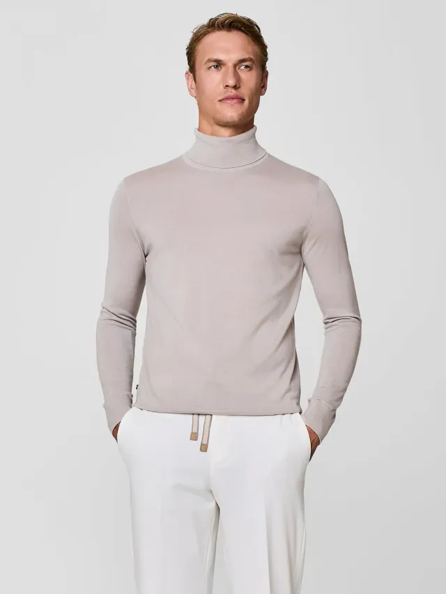 Paul Taylor dolcevita seta cashmere burro ultralight