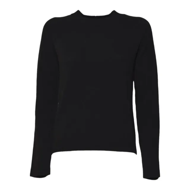 S Max Mara Damasco cardigan nero lana cachemire