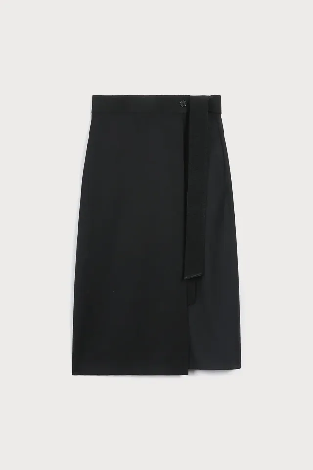 Ports 1961 PW325XXT02 gonna lana nera tinta unita
