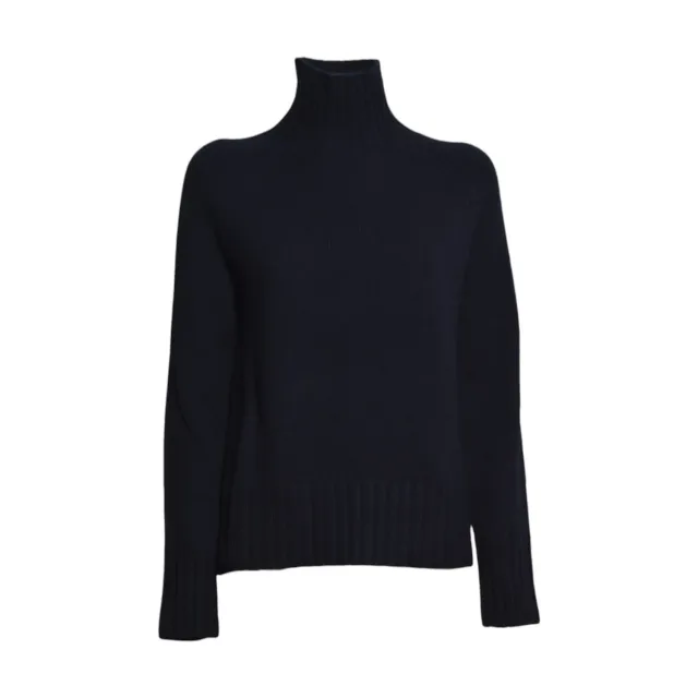 S Max Mara Mantova cardigan blu notte lana cachemire