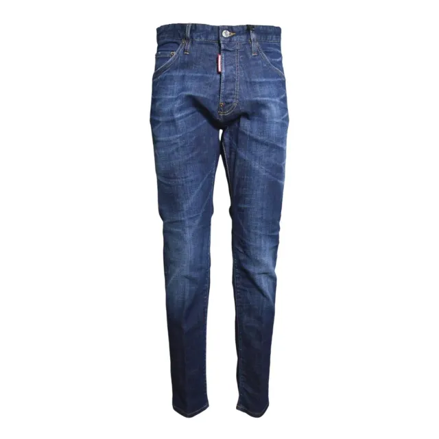 Dsquared2 S74LB1903D30010 teddy jeans denim blu uomo