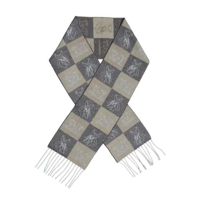 Max Mara Zigote sciarpa cashmere marrone grigio