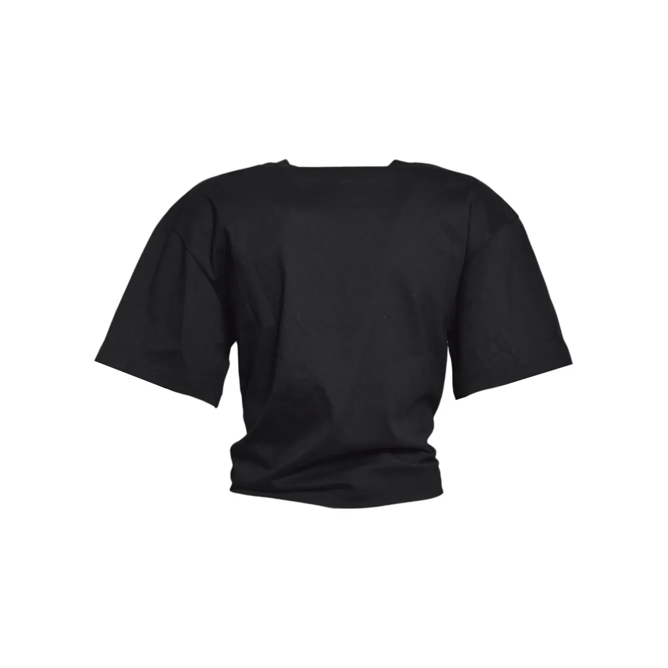 Rabanne 25HJTE028CO0494P001 T-shirt Nera Cotone Donna