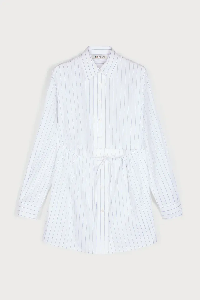 PORTS 1961 camicia decostruita bianco blu